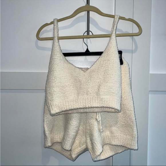 Fashion Nova Cream Fleece Loungewear Set ✨💭 - Picture 1 of 6